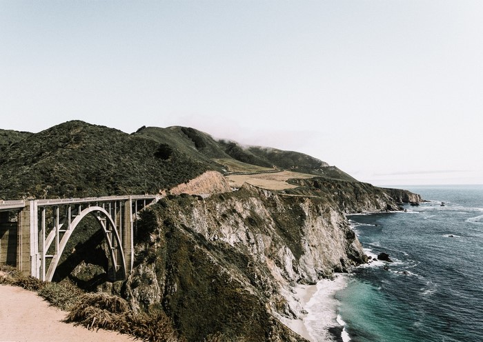 Bixby Creek Bridge over the Pacific Ocean