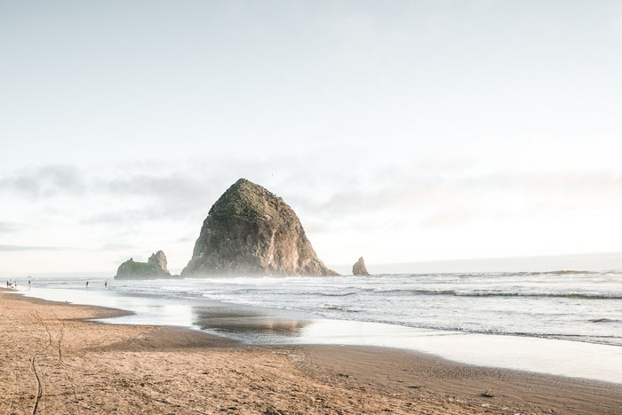 Haystack Rock on Cannon Beach, Oregon