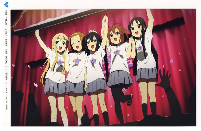 K-On! characters on stage