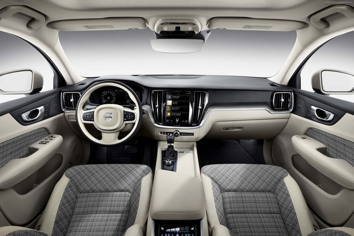 Interior of a 2019 Volvo V60