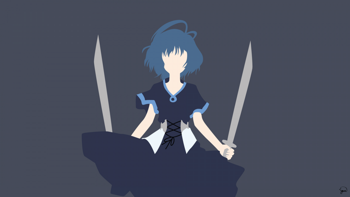 Hiruko Kohina from Black Bullet with swords