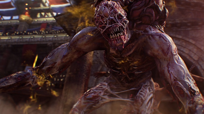 Mutant creature from Call of Duty Black Ops 4 4K