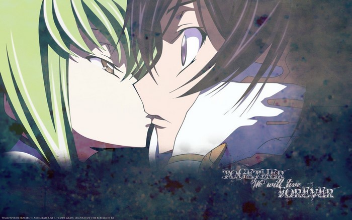 C.C. and Lelouch Lamperouge from Code Geass