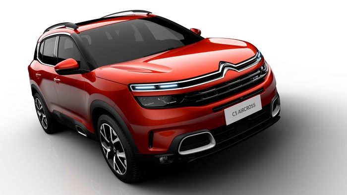 Red Citroen C5 Aircross SUV