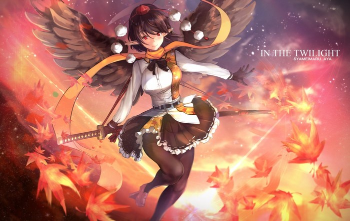Aya Shameimaru from Touhou in the Twilight