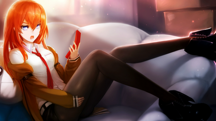 Makise Kurisu from Steins Gate