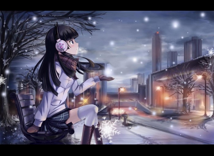 Gokou Ruri from Ore no Imouto ga Konnani Kawaii Wake ga Nai in the snow