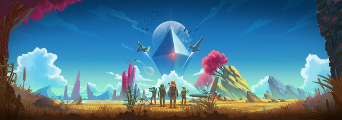 No Man's Sky Ultrawide 4K Poster
