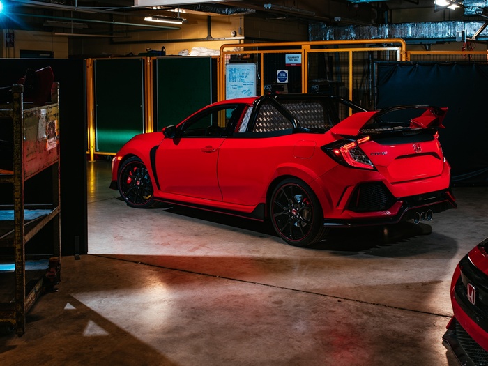 Red Honda Civic Type R Pickup Truck Concept 4K