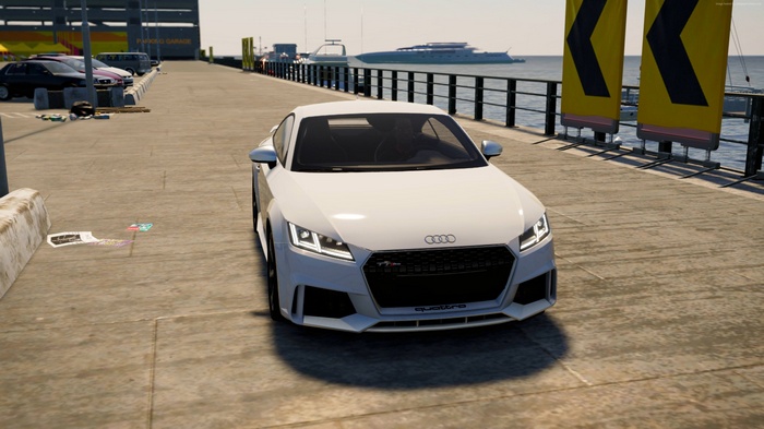 White Audi TT RS Quattro in The Crew 2 4K