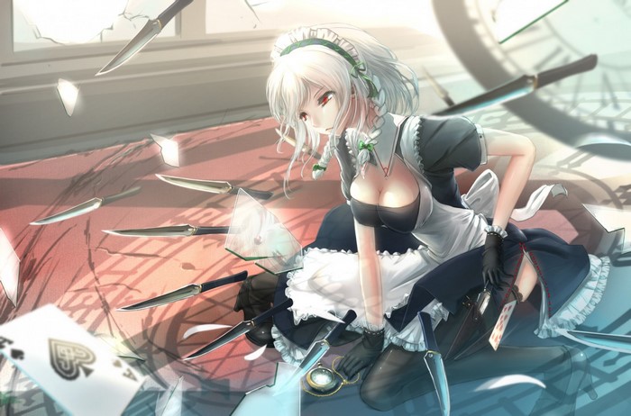 Izayoi Sakuya from Touhou fan art