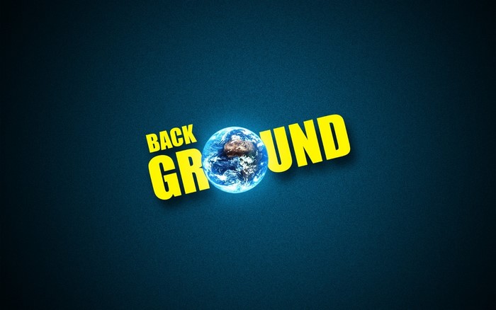 Background text with Earth illustration