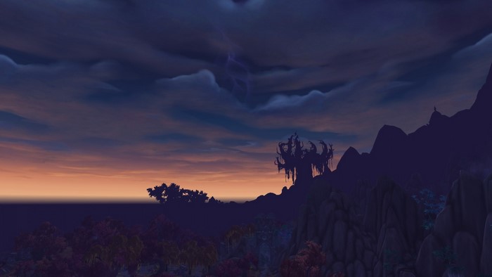 World of Warcraft: Legion landscape at dusk