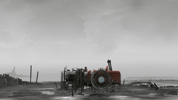 Lone Sails 4K Poster