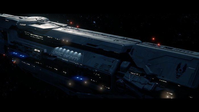 UNSC Infinity spaceship from Halo 5 Guardians