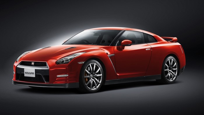 Red Nissan GT-R R35 Sports Car