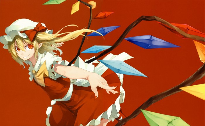 Flandre Scarlet from Touhou with crystal branches