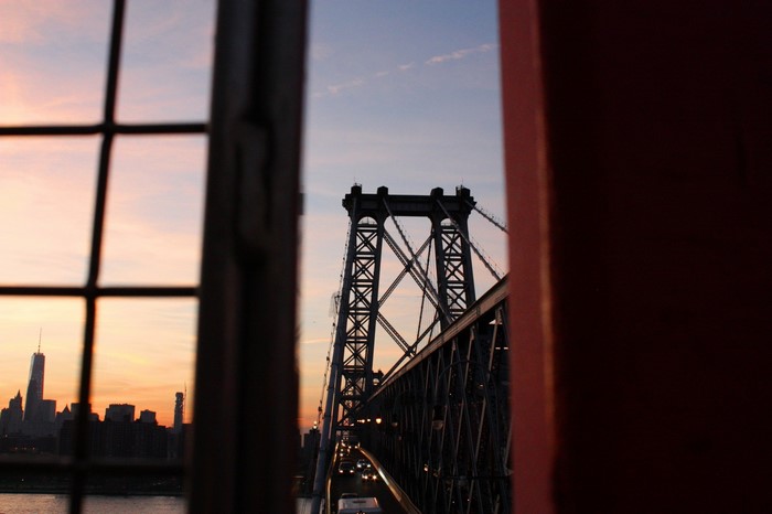 Williamsburg Bridge at Sunset, New York City