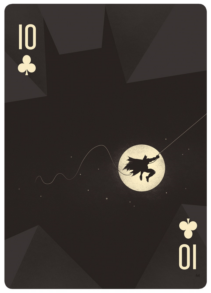 10 of Clubs Batman Card