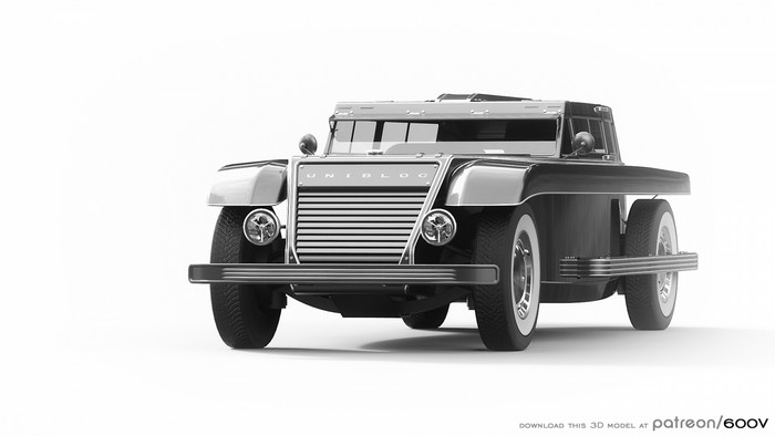 Unibloc Truck 3D Model by 600v