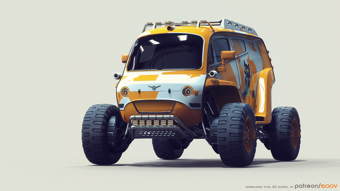 UAZ 2061 concept off-road vehicle