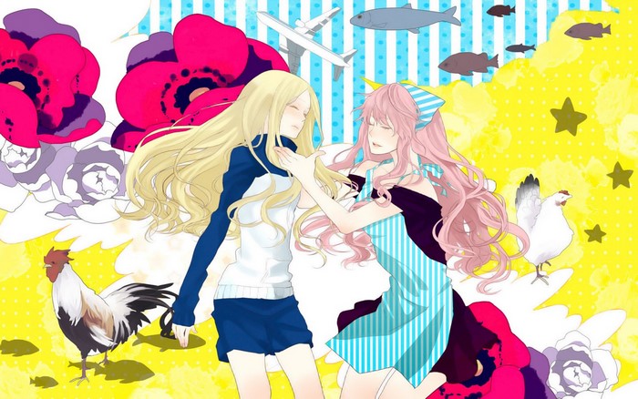 Maria and Nino from Arakawa Under the Bridge