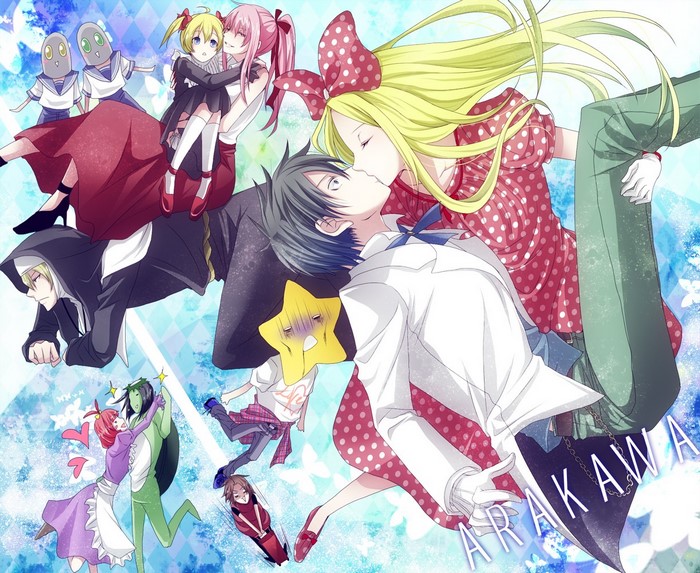 Arakawa Under the Bridge Characters Illustration