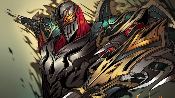 Zed from League of Legends illustration