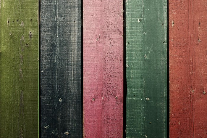 Colorful wooden planks texture