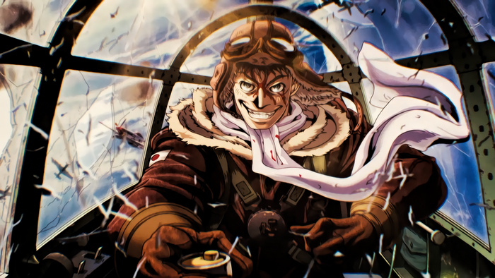 Shimazu Toyohisa from Drifters in a cockpit