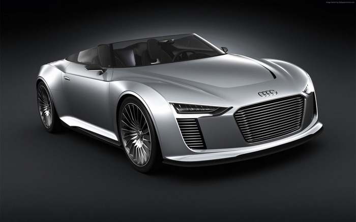 4K Audi E-Tron Convertible Concept Car