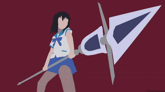 Himeragi Yukina from Strike the Blood with a weapon