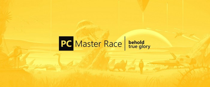 PC Master Race behold true glory illustration