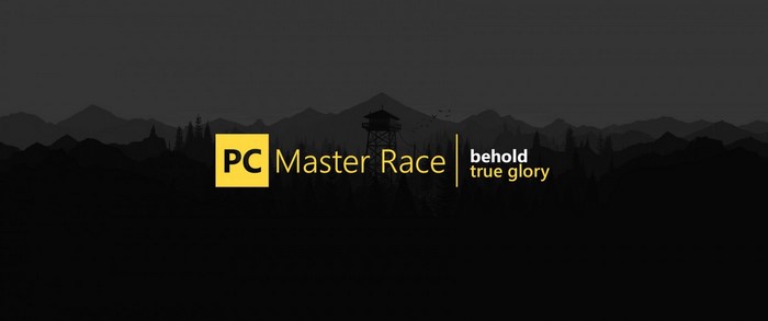 PC Master Race logo with text