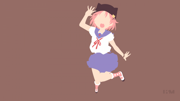Yuki Takeya from Gakkou Gurashi jumping