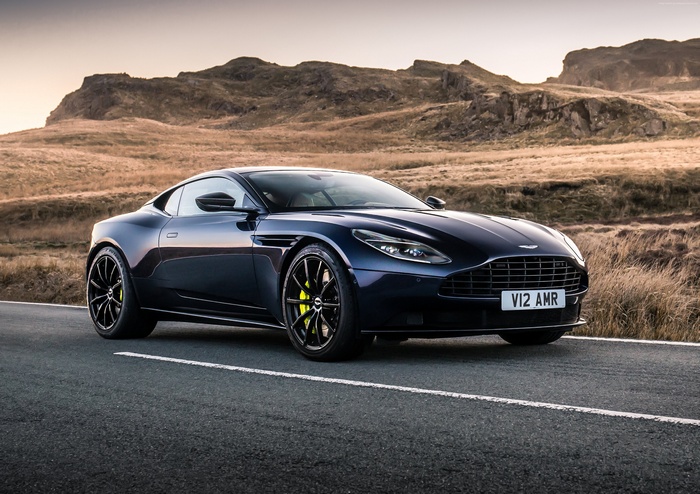 Aston Martin DB11 AMR on a road