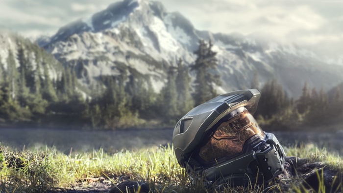 Master Chief Helmet from Halo 4K