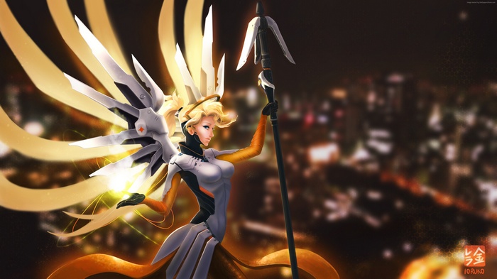 Mercy from Overwatch 4K