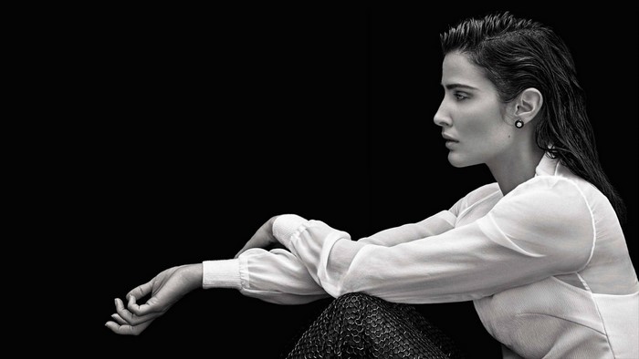 Cobie Smulders in a monochrome photoshoot