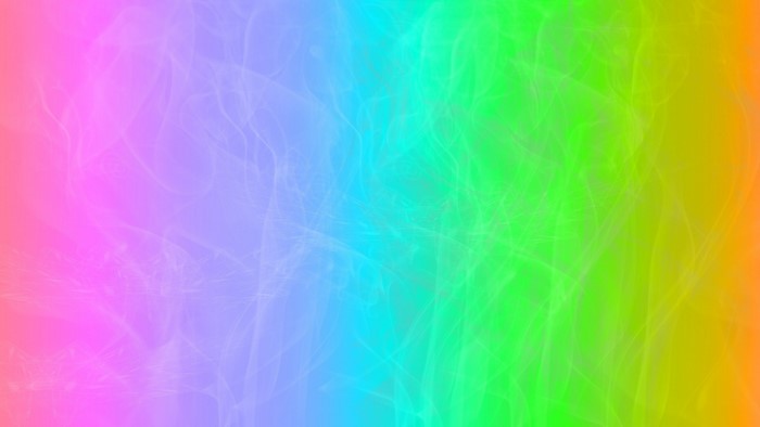 Abstract rainbow gradient with ethereal wisps