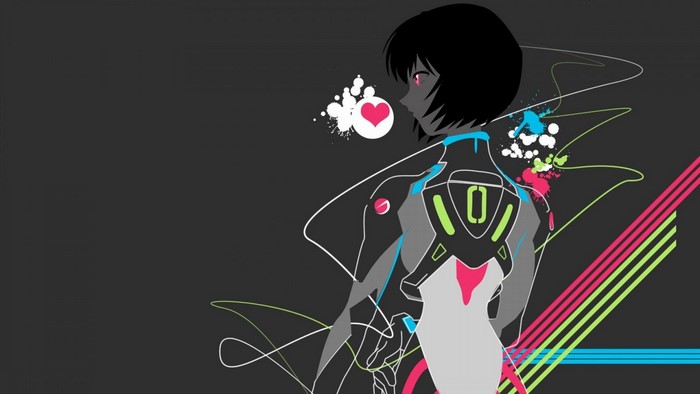 Illustration of a character from Neon Genesis Evangelion