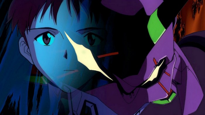 Shinji Ikari and Eva Unit-01 from Neon Genesis Evangelion