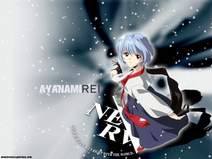 Rei Ayanami from Neon Genesis Evangelion