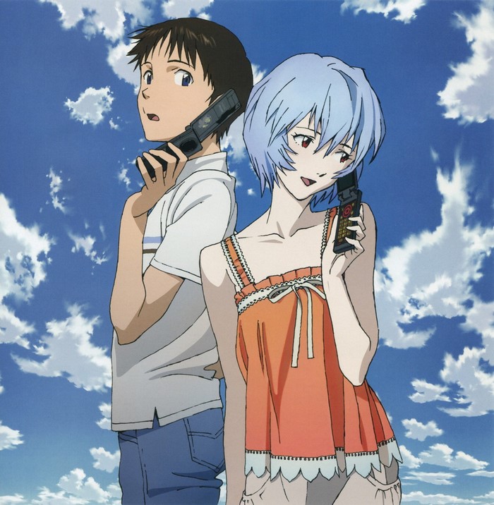 Shinji Ikari and Rei Ayanami from Neon Genesis Evangelion