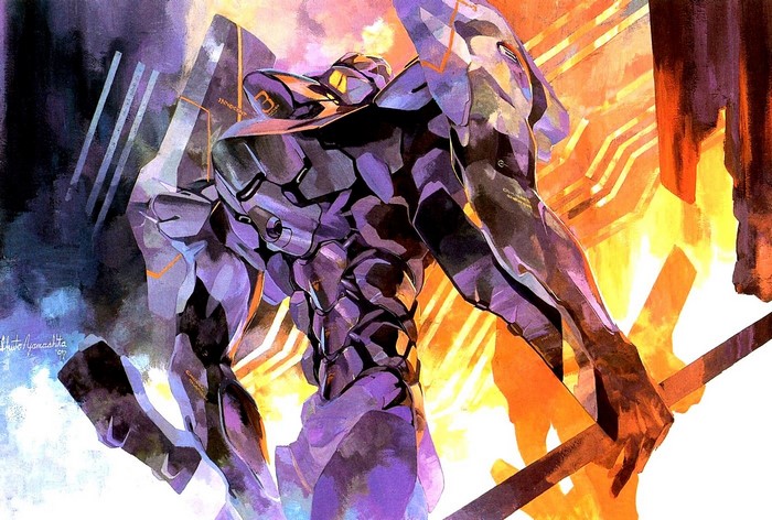 Evangelion Unit-01 by Yoshiyuki Sadamoto