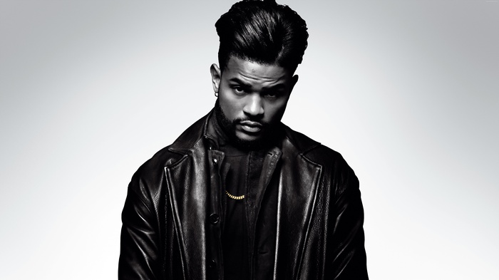 Trevor Jackson in Leather Jacket