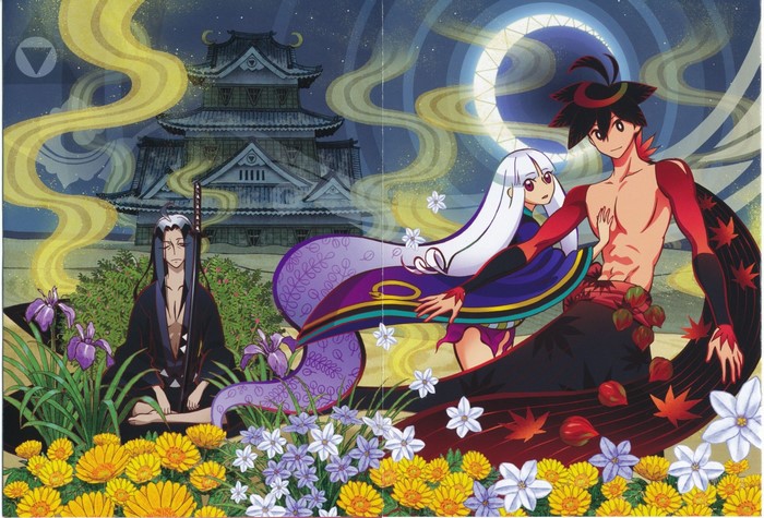 Shichika Yasuri and Togame from Katanagatari