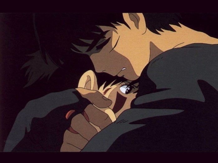 Ashitaka and San from Princess Mononoke