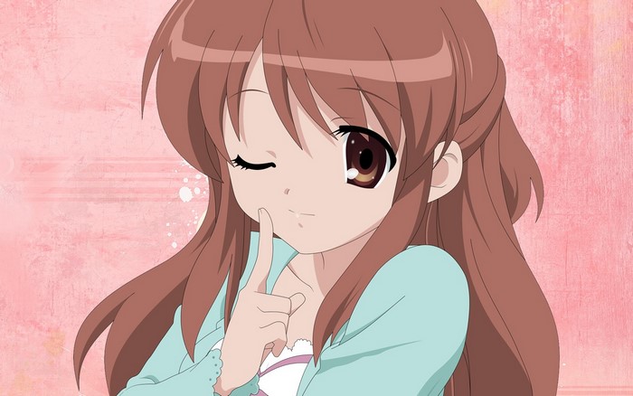 Girl from The Melancholy of Haruhi Suzumiya