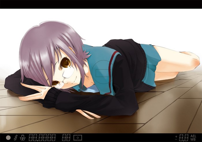 Girl from The Melancholy of Haruhi Suzumiya